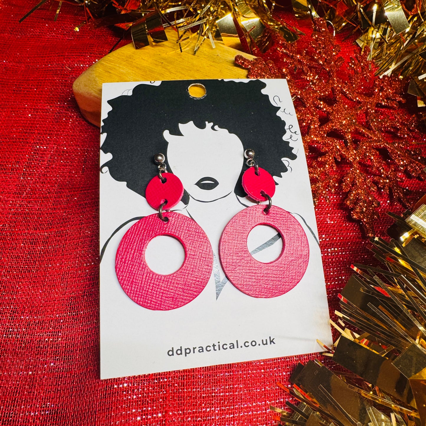 Leather Earrings - Funky