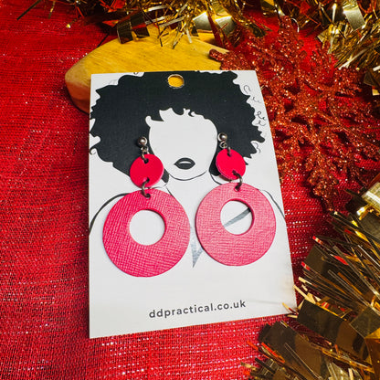 Leather Earrings - Funky