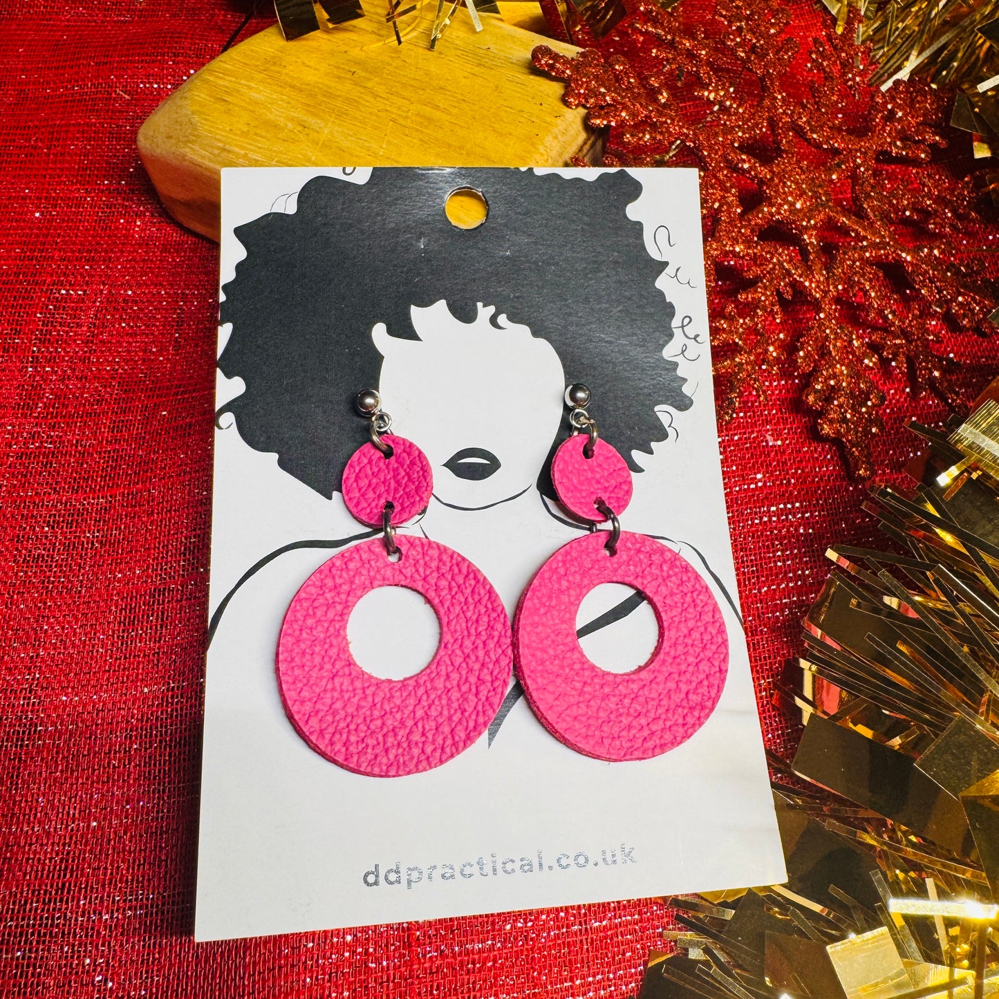 Leather Earrings - Funky