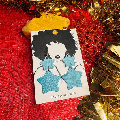 Leather Earrings - Stellar