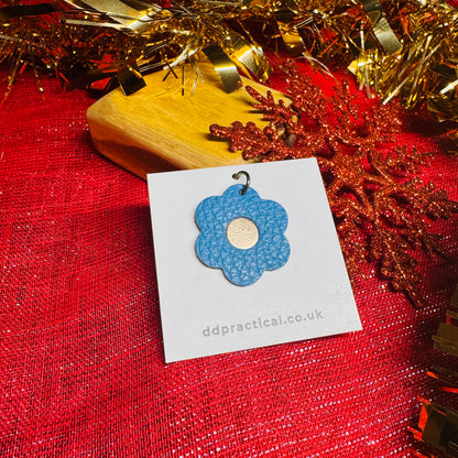 Leather Pendant - Flower