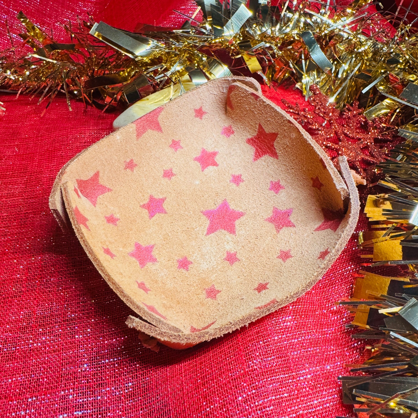 Leather Trinket Tray