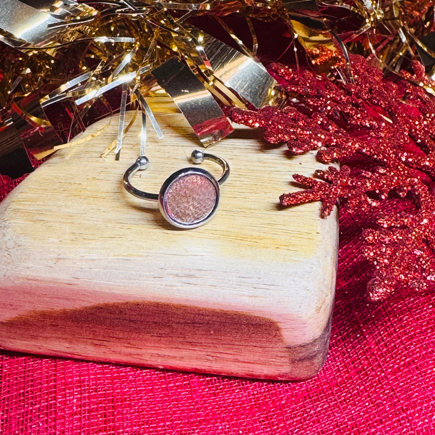 Leather & Stainless Steel Adjustable Rings