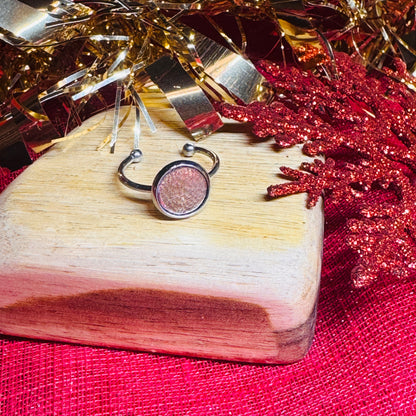 Leather & Stainless Steel Adjustable Rings