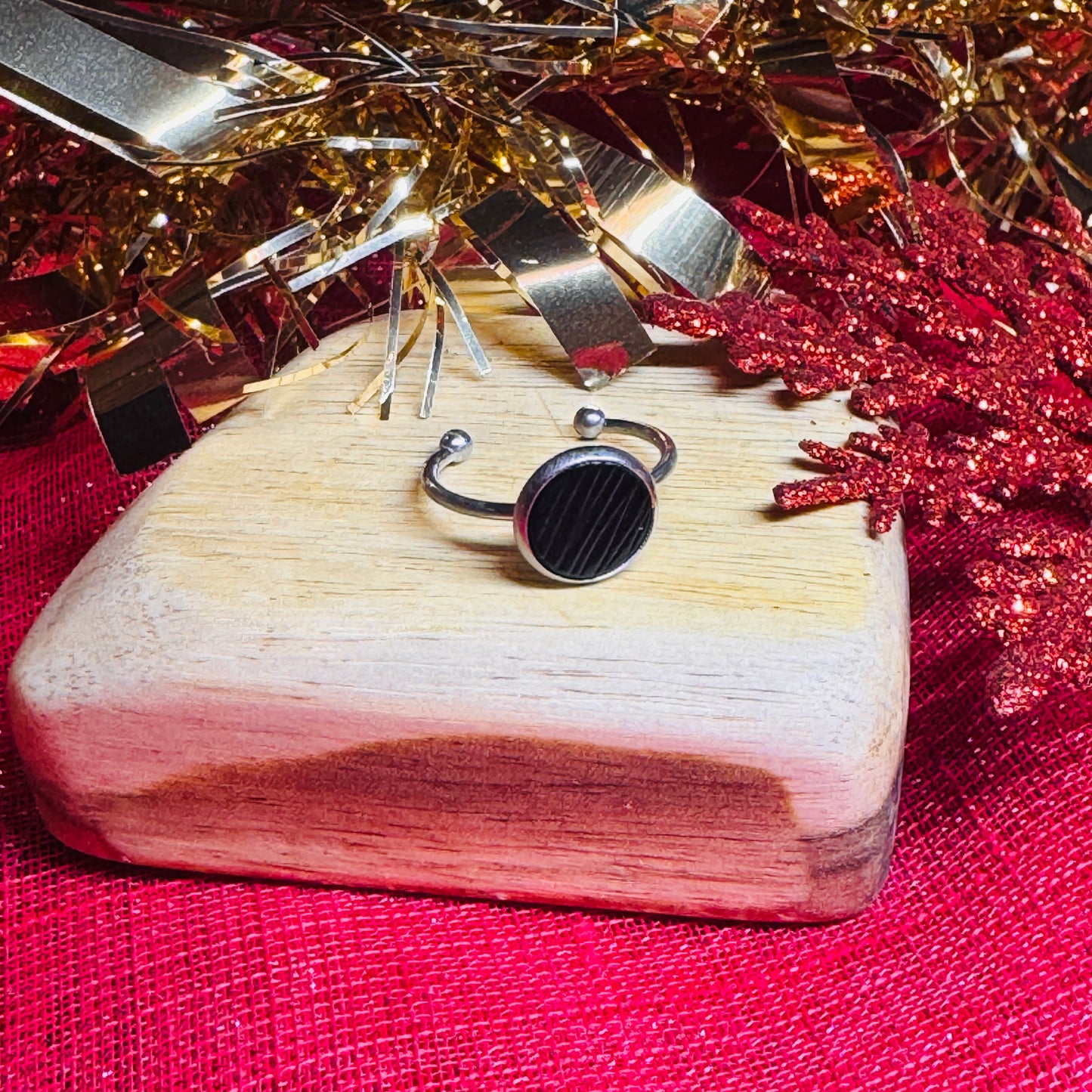 Leather & Stainless Steel Adjustable Rings