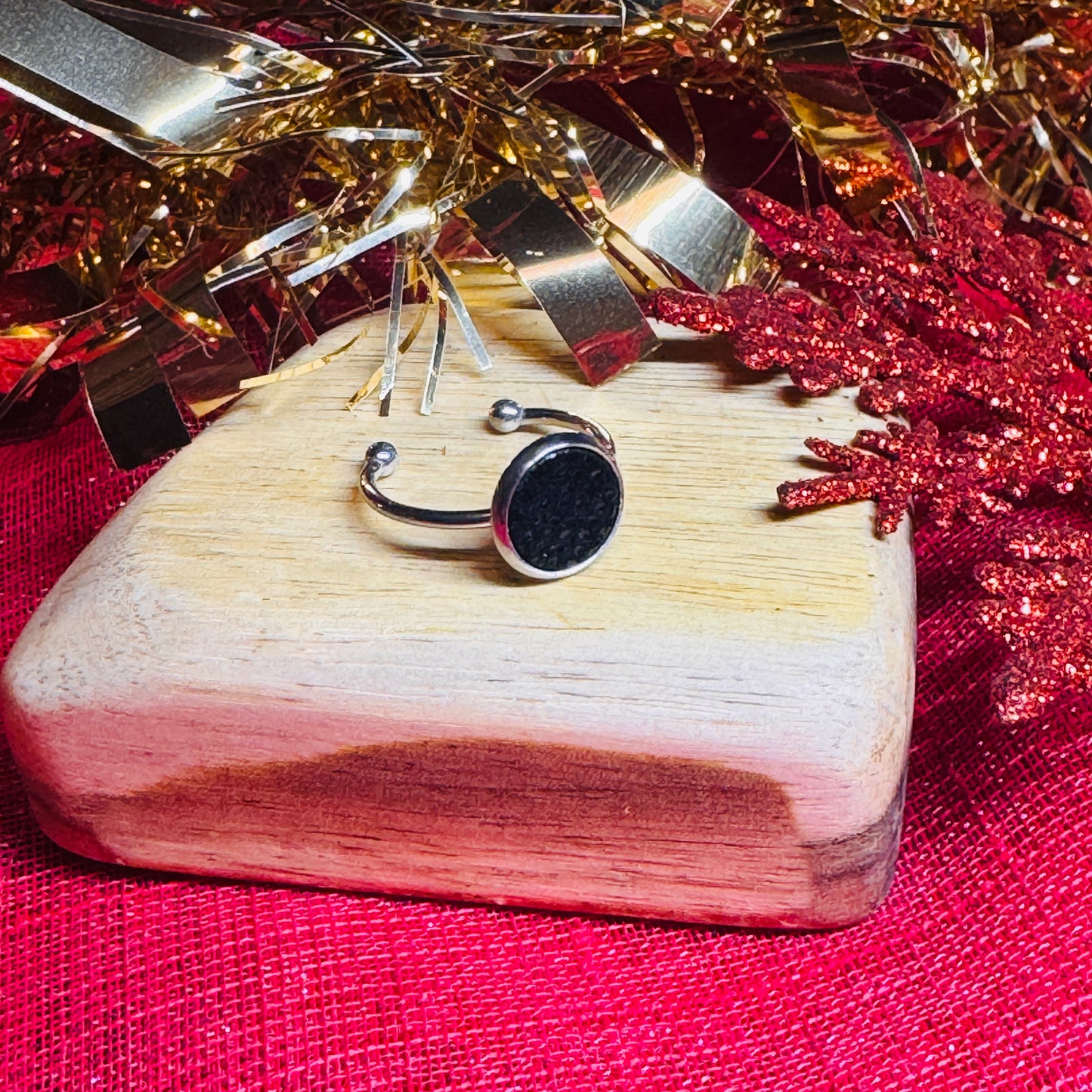 Leather & Stainless Steel Adjustable Rings