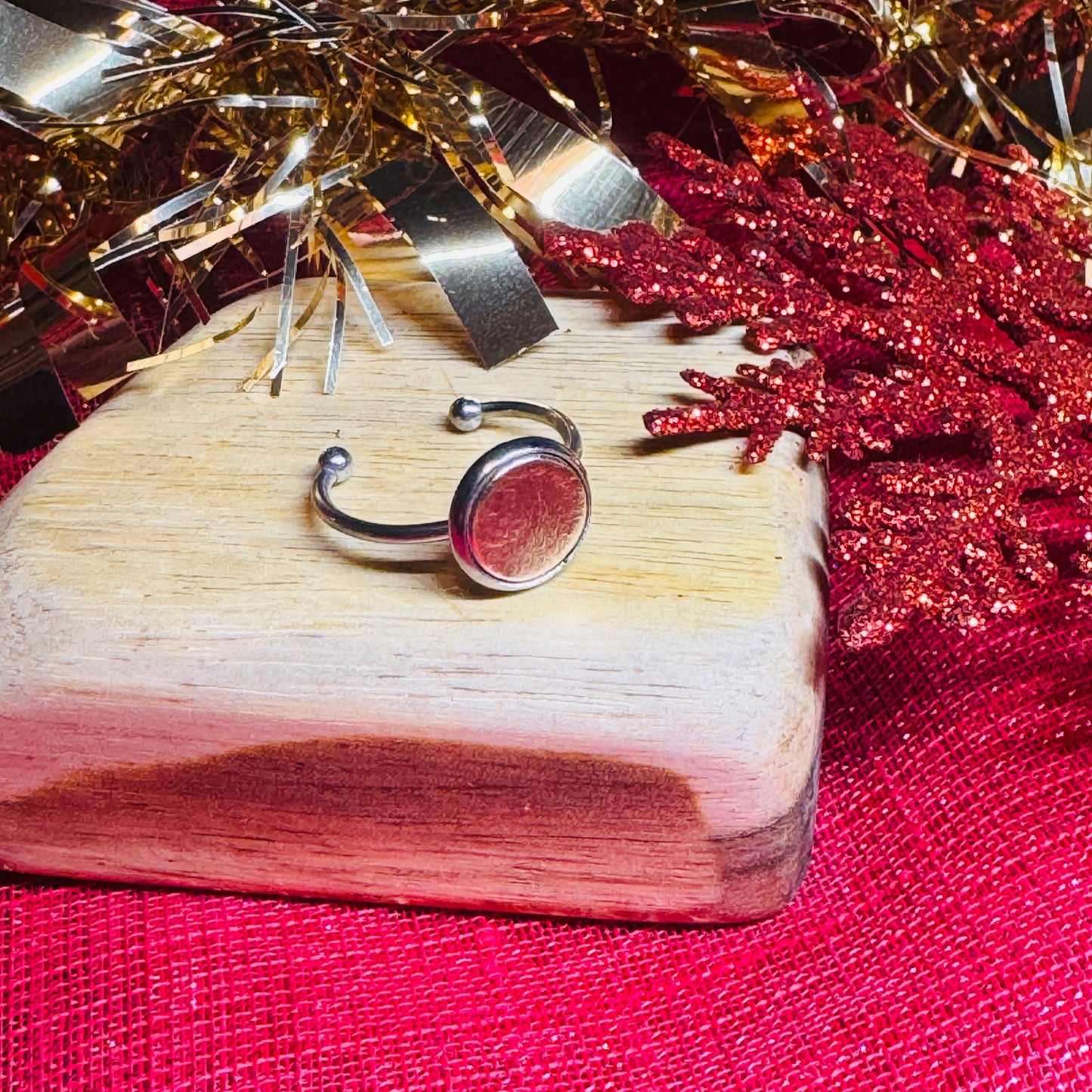 Leather & Stainless Steel Adjustable Rings