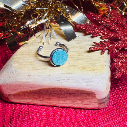 Leather & Stainless Steel Adjustable Rings