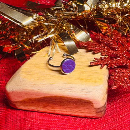 Leather & Stainless Steel Adjustable Rings