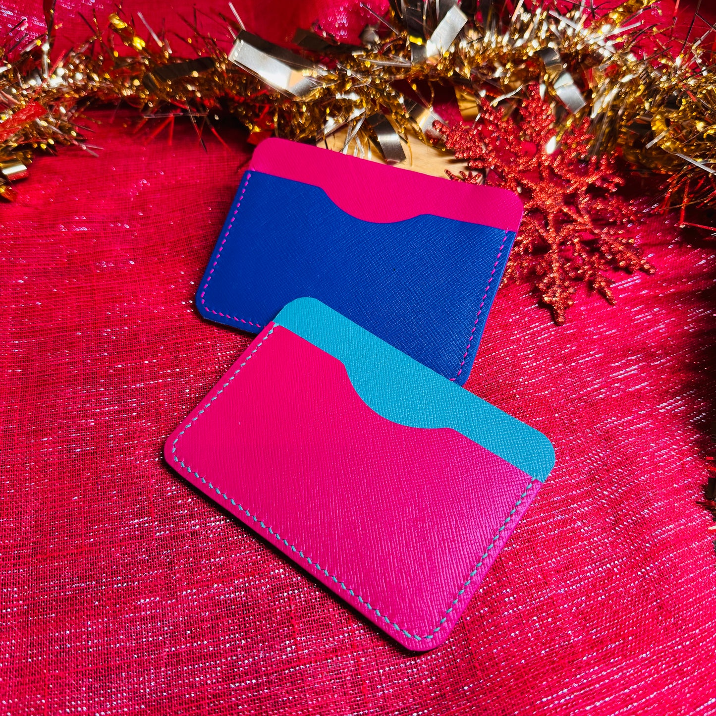 Leather Card Pockets