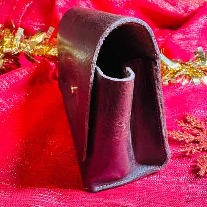 Leather Practical Pouch - Brown