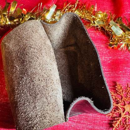 Leather Practical Pouch - Brown