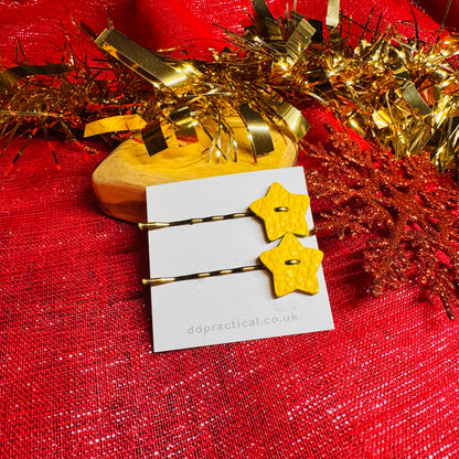 Leather Kirby Grip Accessories - Stars