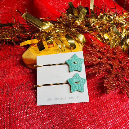 Leather Kirby Grip Accessories - Stars