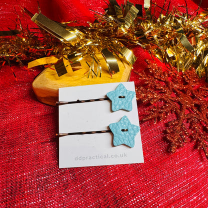 Leather Kirby Grip Accessories - Stars