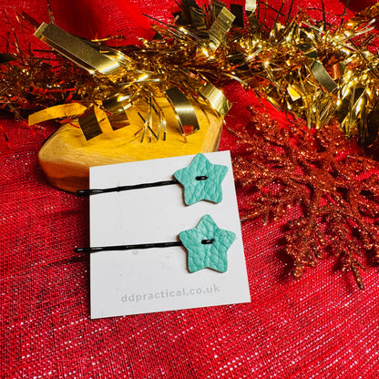 Leather Kirby Grip Accessories - Stars