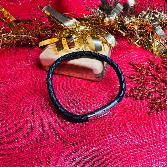 Leather Braid Bracelets
