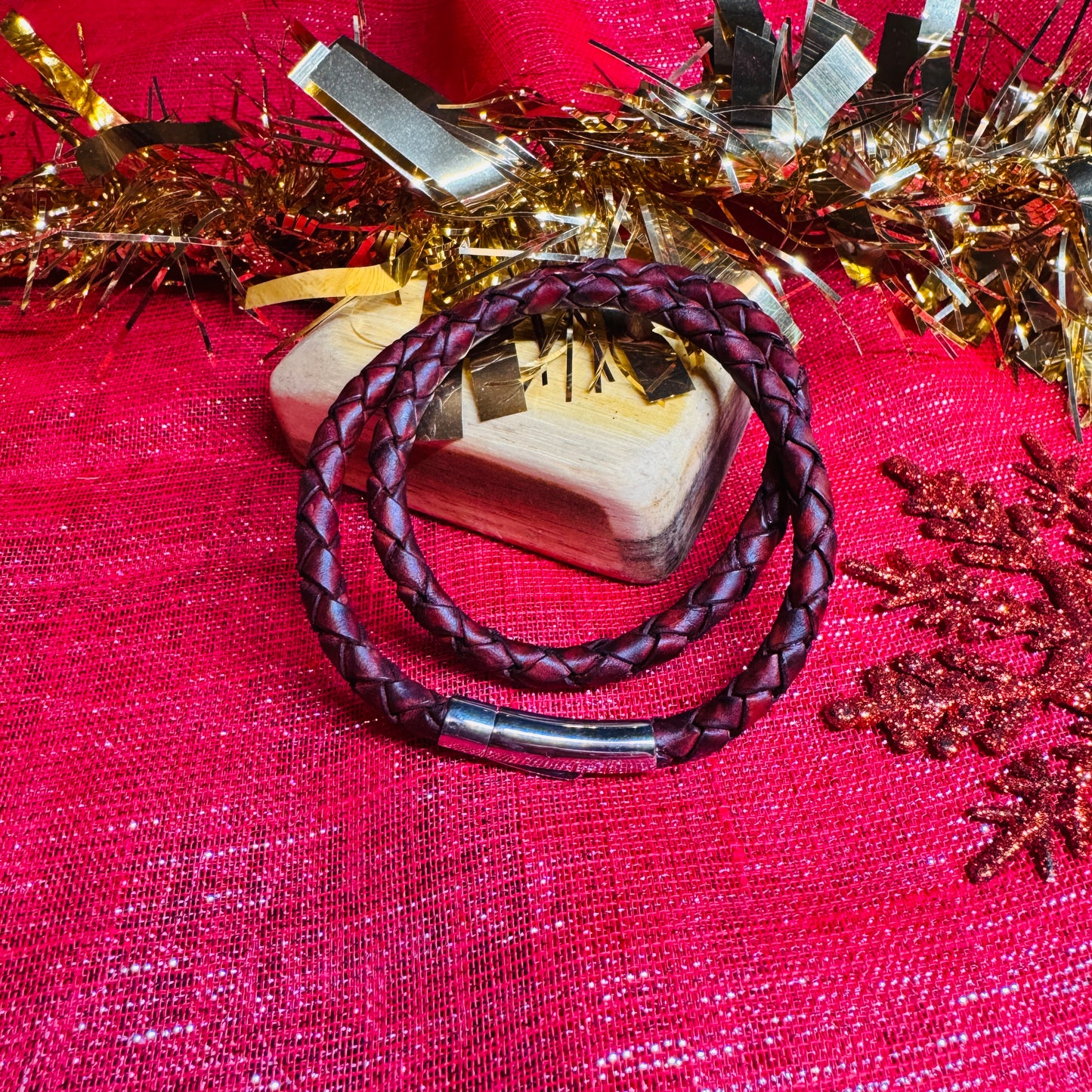 Leather Braid Duo Bracelets