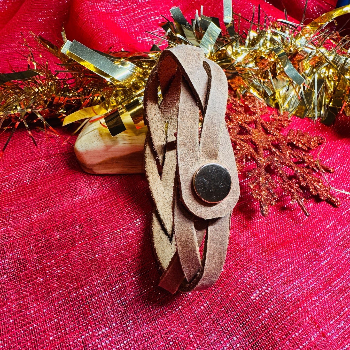 Leather Bracelets - Mystery Braid