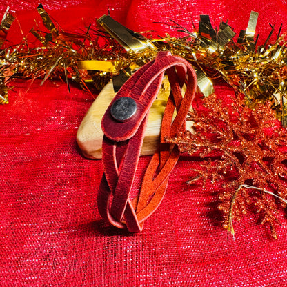 Leather Bracelets - Mystery Braid