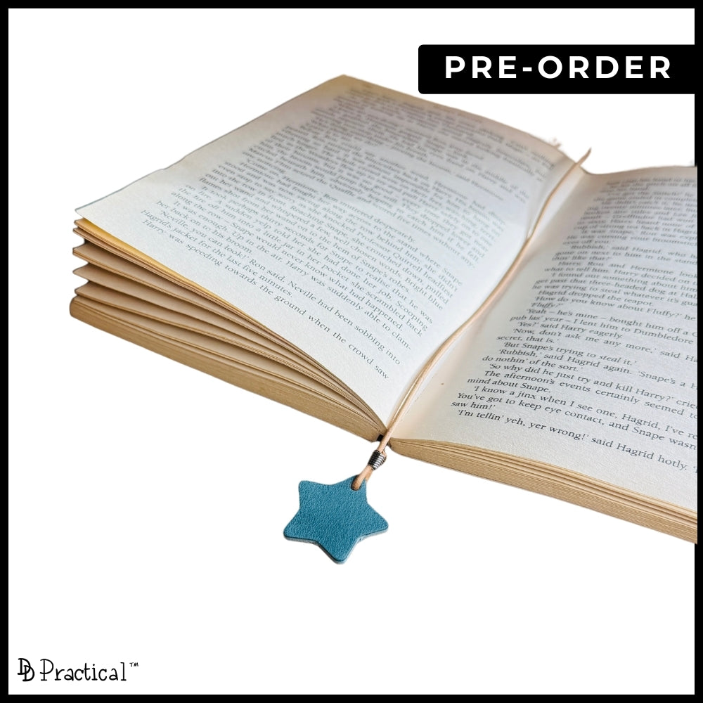 Pre-Order: Leather Star Bookmark