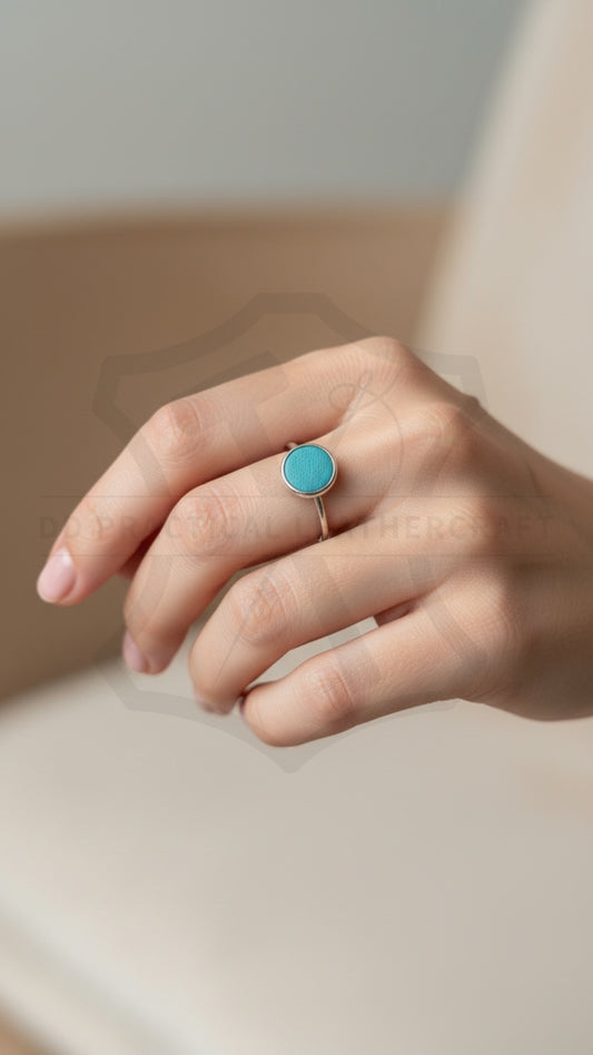 Leather Adjustable Ring