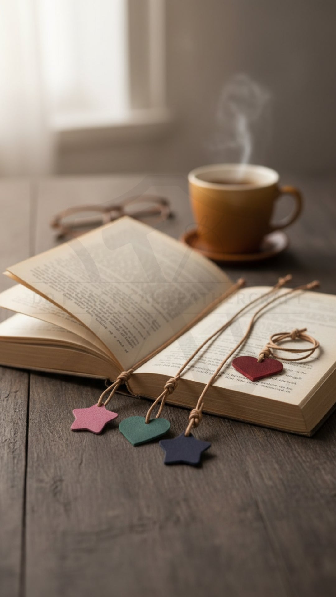 Leather String Bookmark