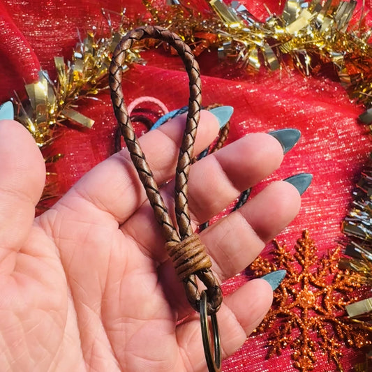 Leather Keyring - Braidlet