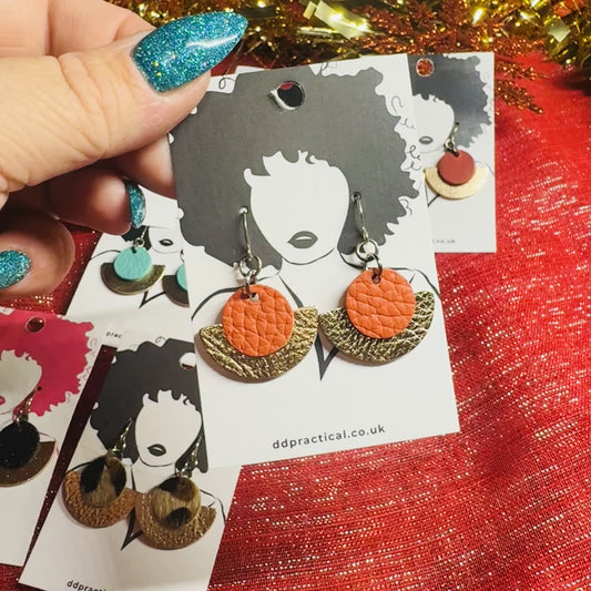 Leather Earrings - Jazzy