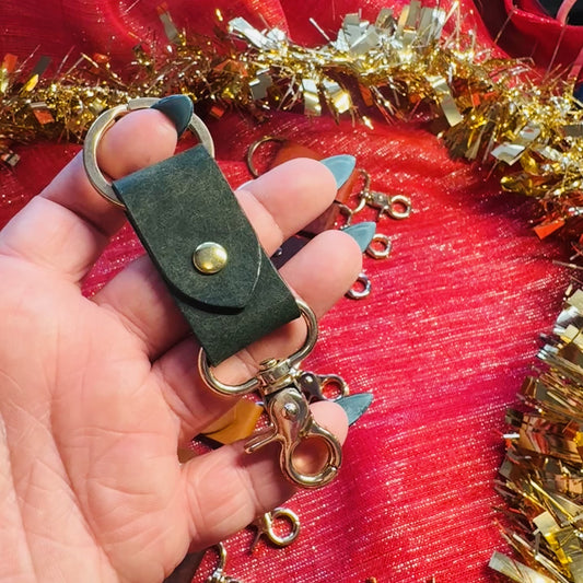 Leather Keyring - Trigger