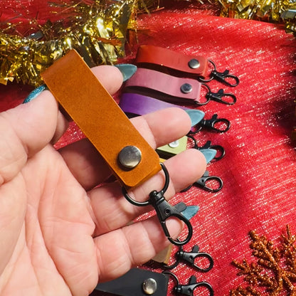 Leather Keyring - Removable Fob