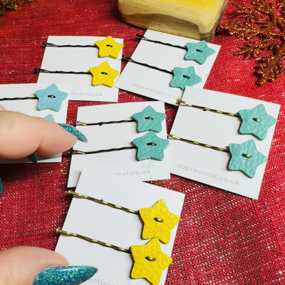 Leather Kirby Grip Accessories - Stars